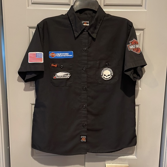 Genuine Harley Davidson Staff shirt - Picture 2 of 7